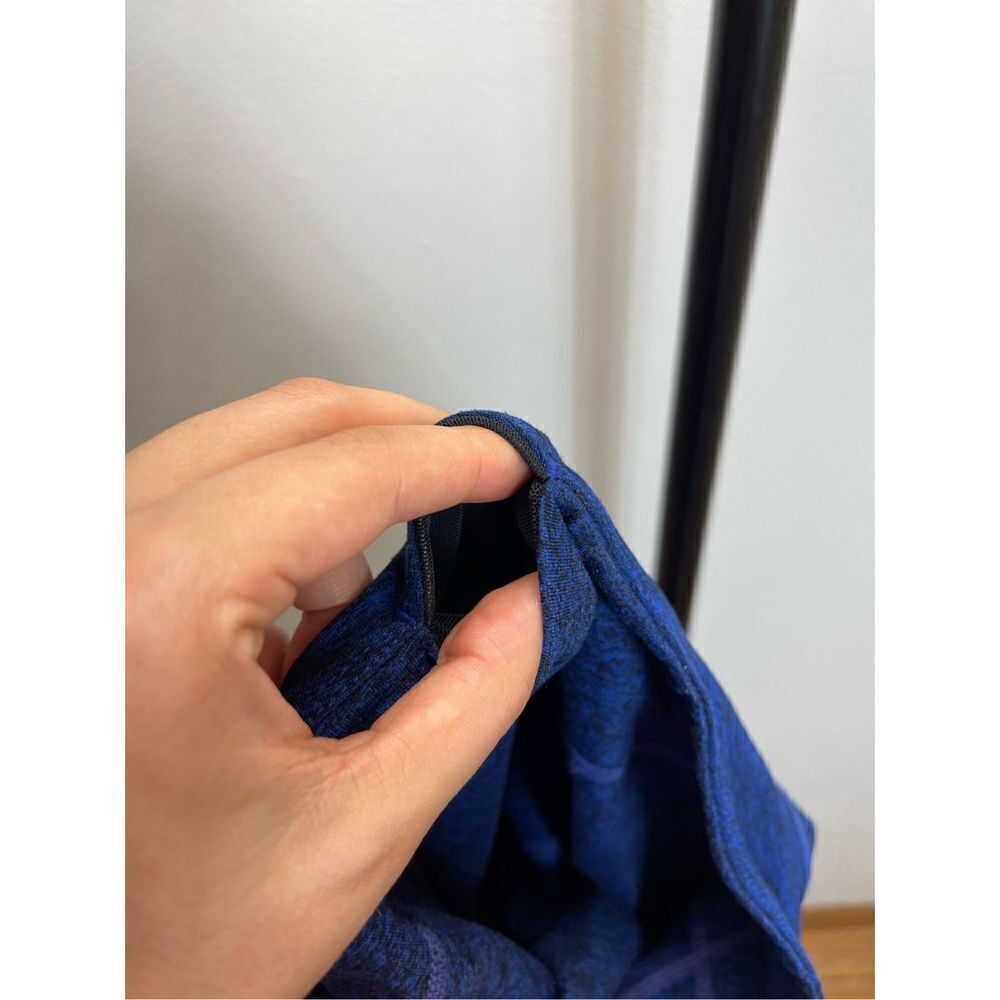 Zella Leggings - Crop Length Marl Fabric Blue - Picture 5 of 5